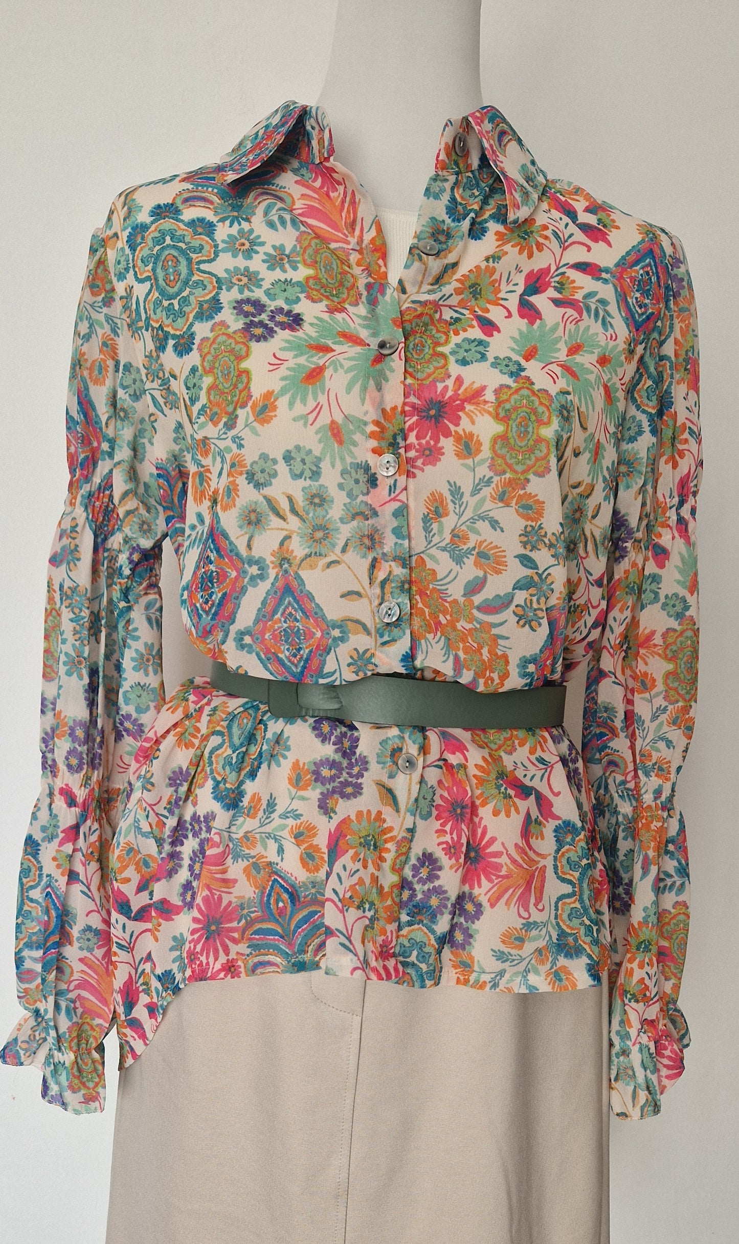 Flower Power Bluse