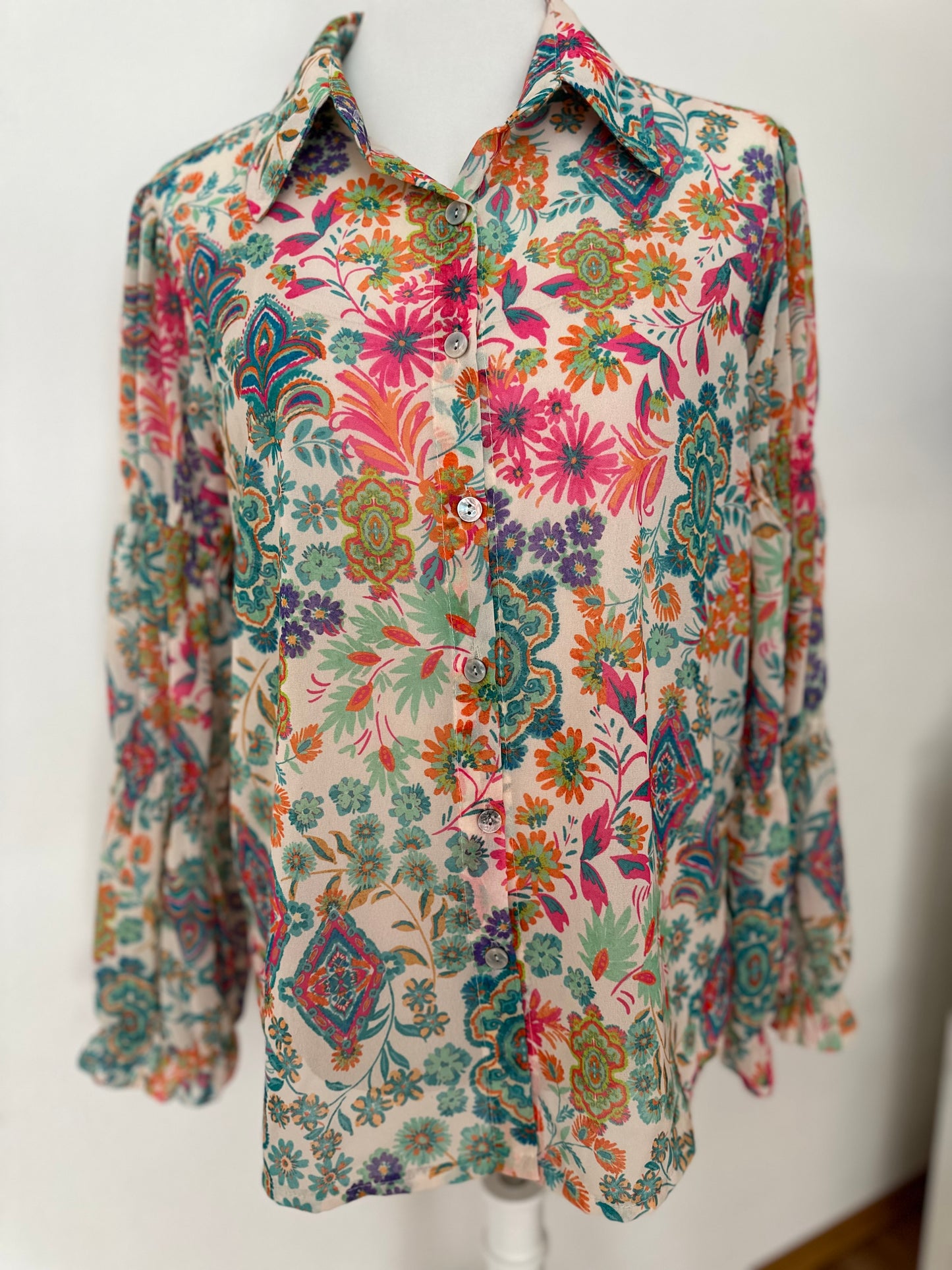 Flower Power Bluse