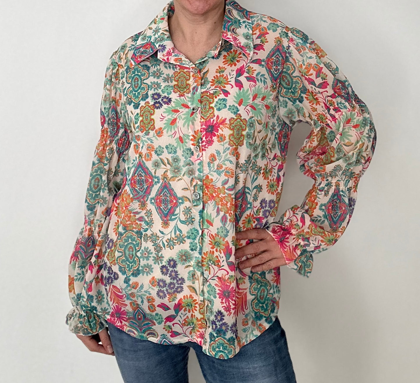 Flower Power Bluse